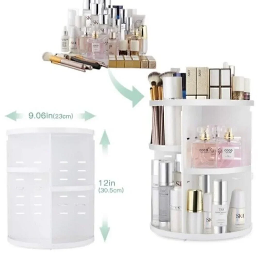 360 Rotating Makeup Organizer